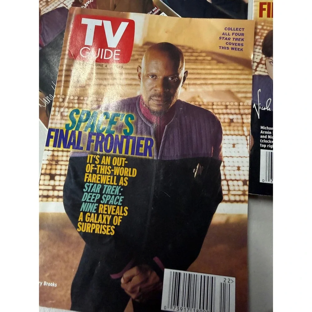 Lot 4 Star Trek Deep Space Nine TV Guide May 1999 Complete Cover Set DS9 Final